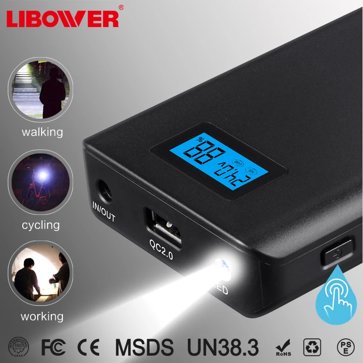 Libower Laptop Power Bank External Battery 15600mah With Dc 16.5v 19v