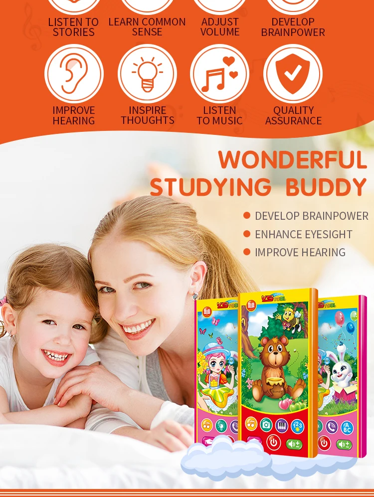 Wholesale battery operated learning baby phone toy