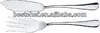 stainless steel Fish serving knife and Fish serving fork
