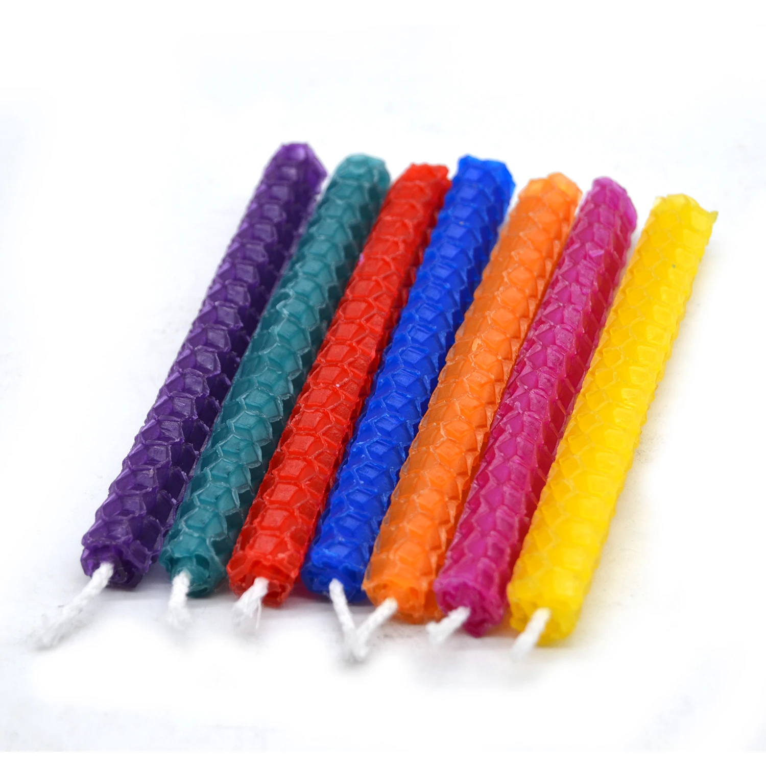 Multicolored Havdalah Pyramid Candle Buy Multicolored Havdalah