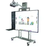 Wall mounted cheap touch screen all in one keyboard desktop PC with smart board