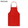 Custom Made Womens long shop cafe apron 85%lanon 15%cotton high quality hair salon makeup apron Beautiful bbq apron custom