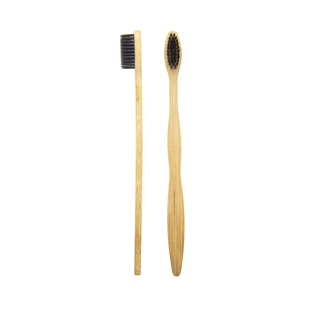 

Flat Curve Bamboo Wooden Handle Toothbrush