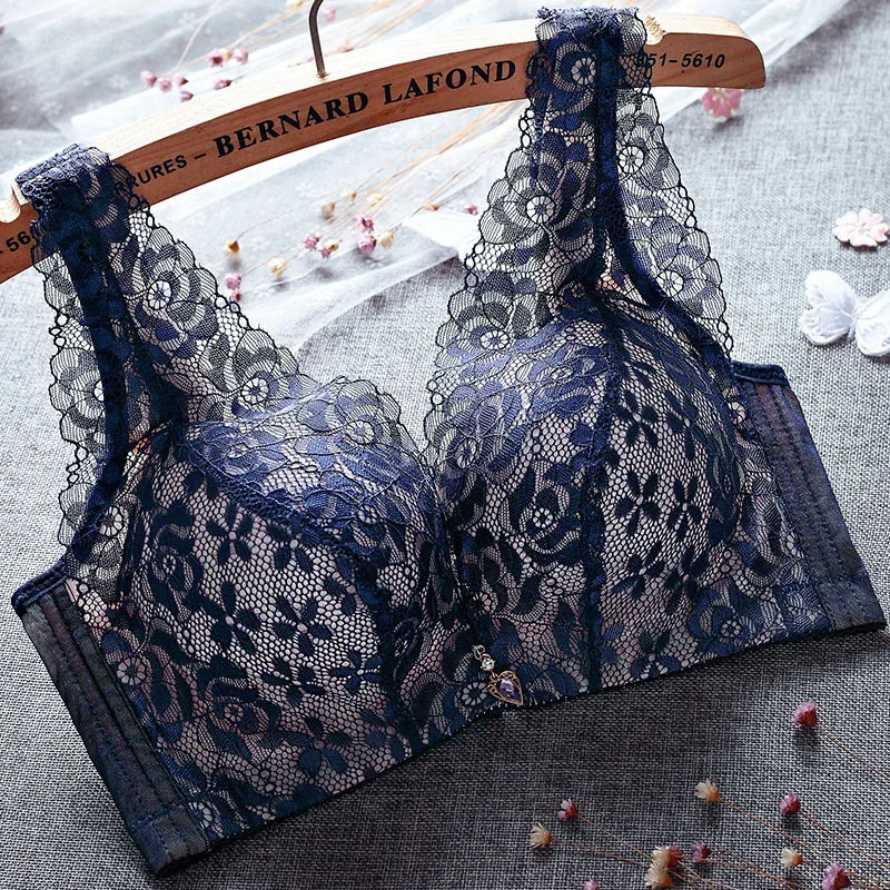 2018 New Design Women Sexy Bra Bulk Four Hookandeye Breathable Push