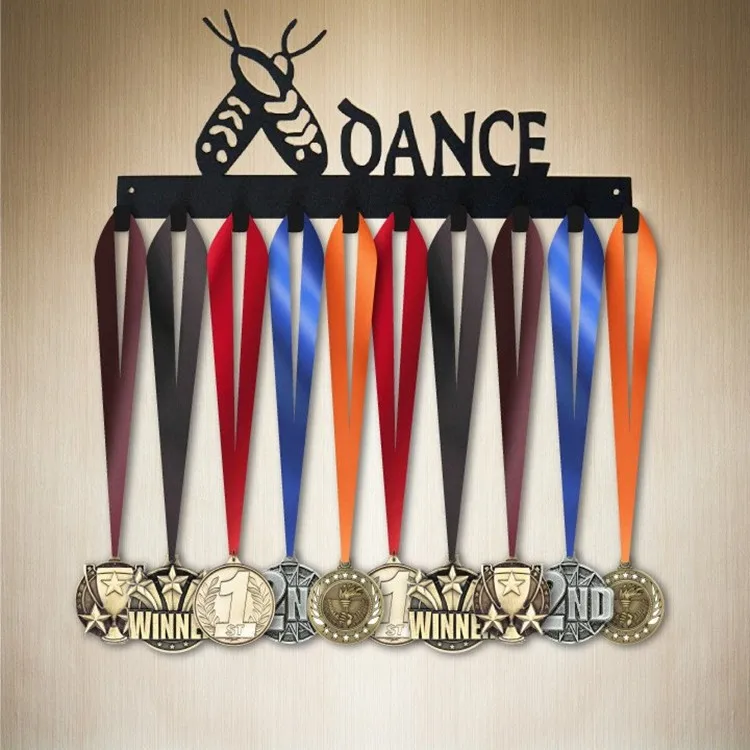 Customized Dance Medal Hanger Wallmounted Sports Medal Display Holder
