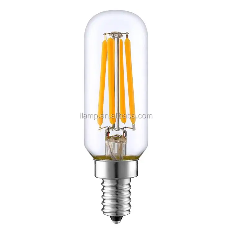 UL CUL approved T8 4w nice dimmable led filament bulb T25 E12 E14 E17 120v 230v hot sale filament led light bulb