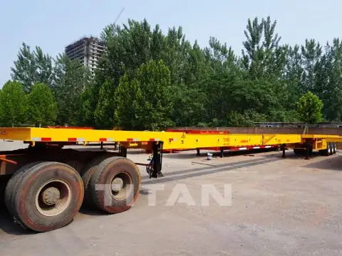 TITAN 8 Axle Telescopic Extendable Lowbed Trailer