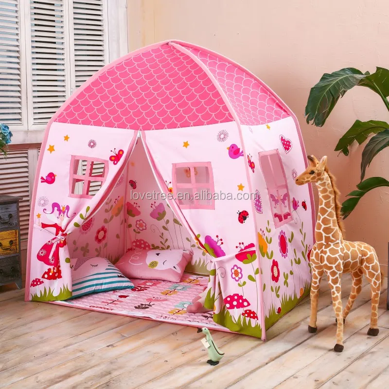 

Ninghai Lovetree Outside Princess Girls Playhouse Tent for Sale, Pink