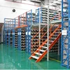 Heavy duty steel attic flooring / Multi tier rack mezzanine structure with stair