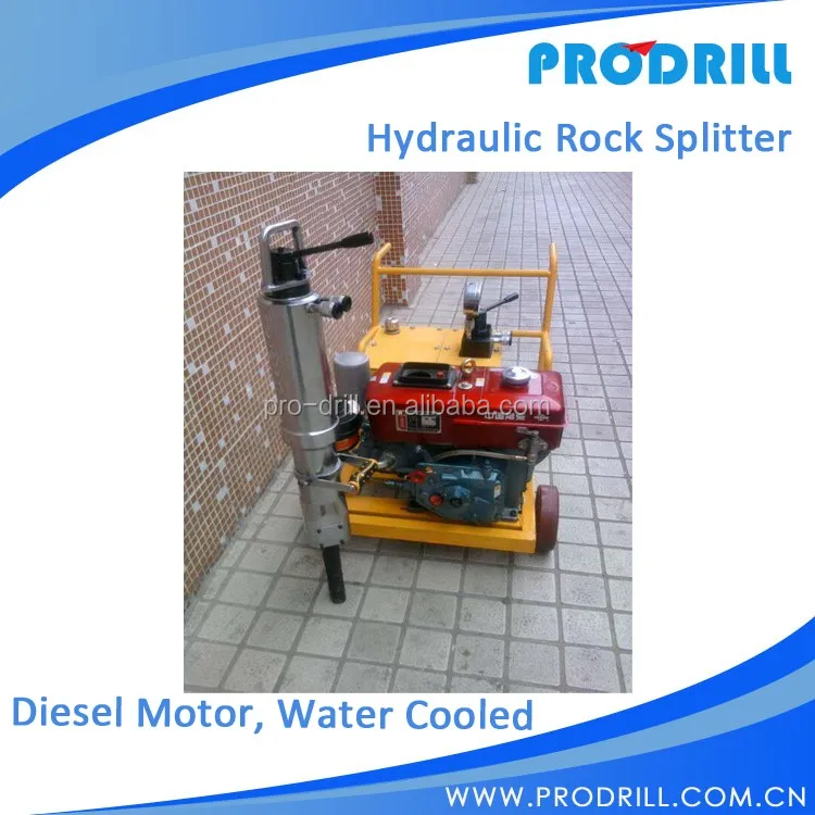 
42-45mm core PD42-350 hydraulic rock crack machine, concrete and stone splitter for mining 