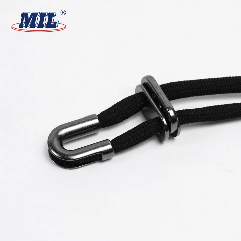 New design U style metal drawstring cord end cord stopper for sport wear