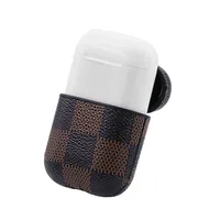 

Luxury design cheap air pod silicone protective case leather case for air pod