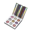 Paper material Makeup palette with mirror flower shape eyeshadow cosmetic eye shadows
