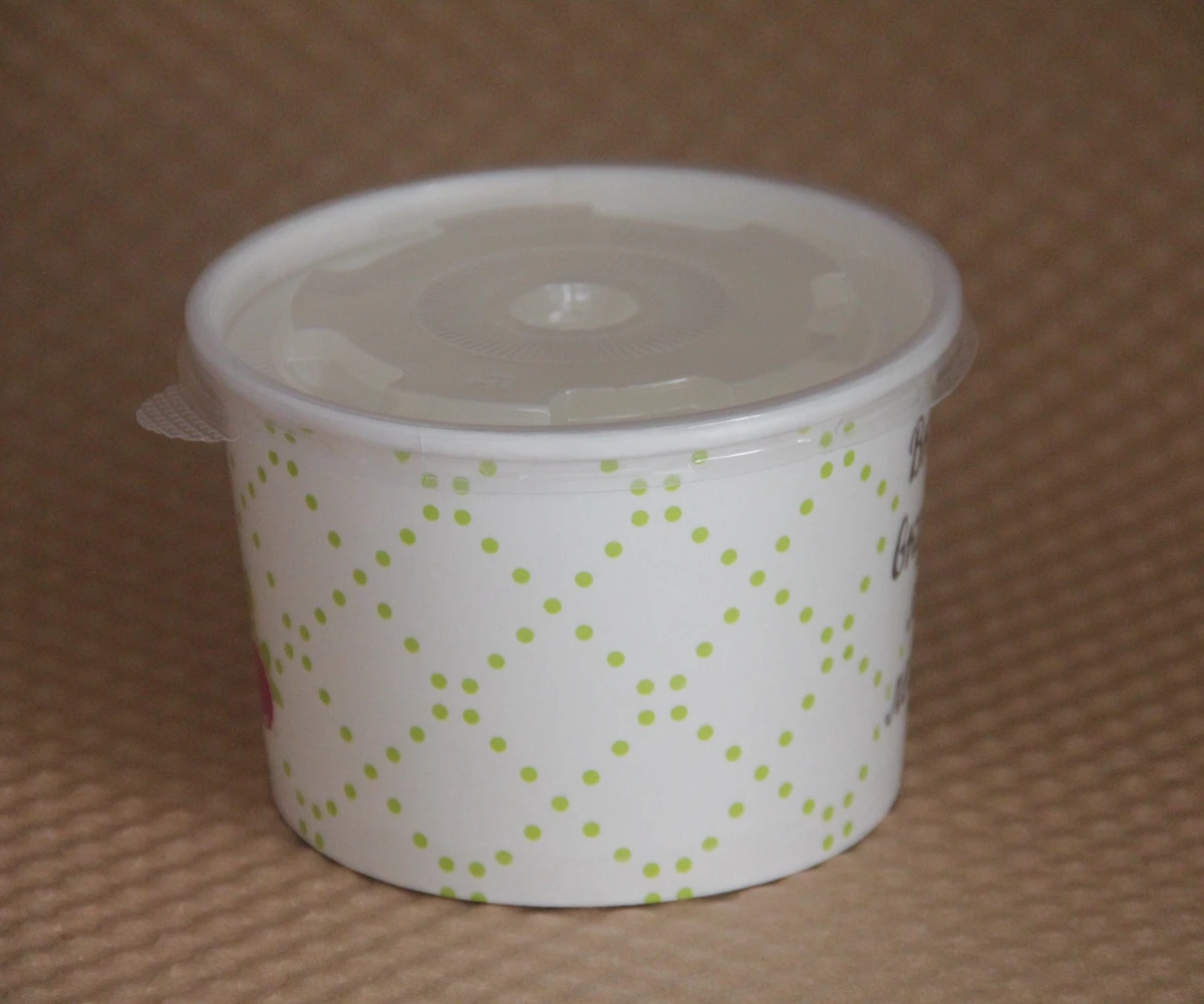 White Disposable Paper Soup Container Cups With Lids Buy Disposable Soup Cups With Lids