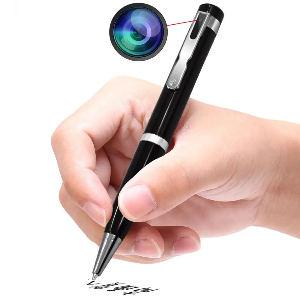 

Long Time Recording 1080P Full HD Resolution DVR Camera Mini Video and Voice Recorder Spy Pen Hidden Camera, Silver