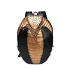 3D Snake Shoulder Bag men Black Waterproof Bags Steam Punk Women backpack