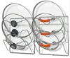 Multipurpose 2 Pack -Practical Cabinet Door/Wall Mounted Pot Lid Storage Organizer Rack