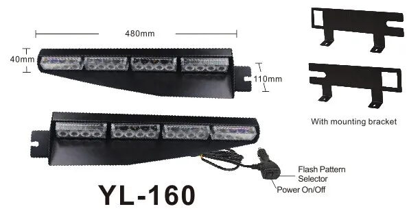 Feniex Cobra Visor Light Bar, SoundOff Interior Light Bar, inside led light bar