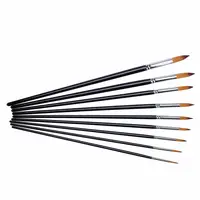 

Wholesale cosmetic tools custom logo artist paint wooden nail art brush