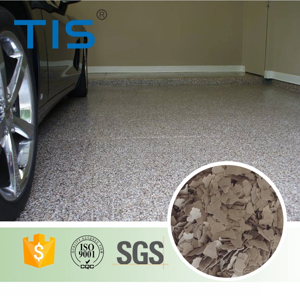 Granite Effect Acrylic Vinyl Color Flakes Polymer Garage Floor