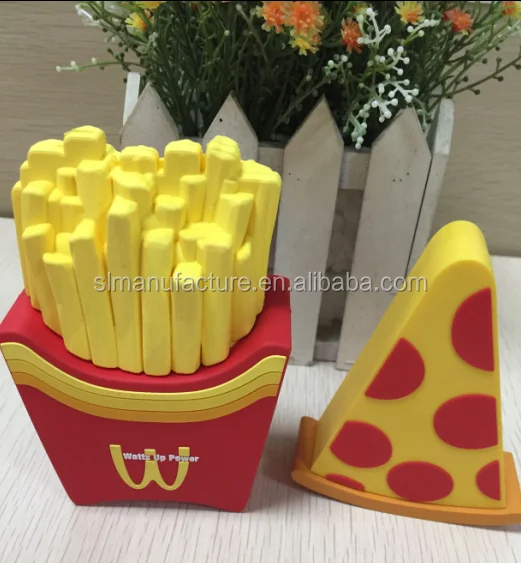 French fries Ice cream 2600mah power bank power banks