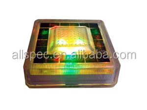 
Brick light solar square use Tile with LED gradul color changing light 
