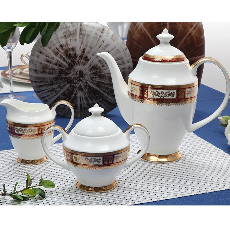 lowest price wholesale china ceramic teapot decal beautiful bone china dinner teapot