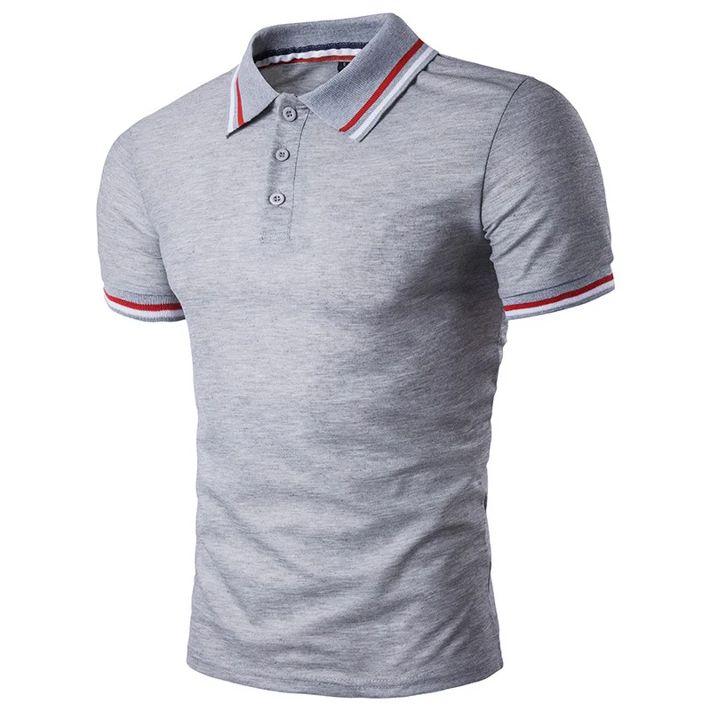 Wholesale Custom Logo Cotton Blank Black Polo T Shirt Men Short Sleeve ...