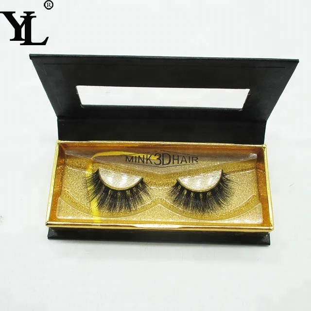 

wholesale 100% real siberian mink fur false eyelashes 3d mink lashes, Black