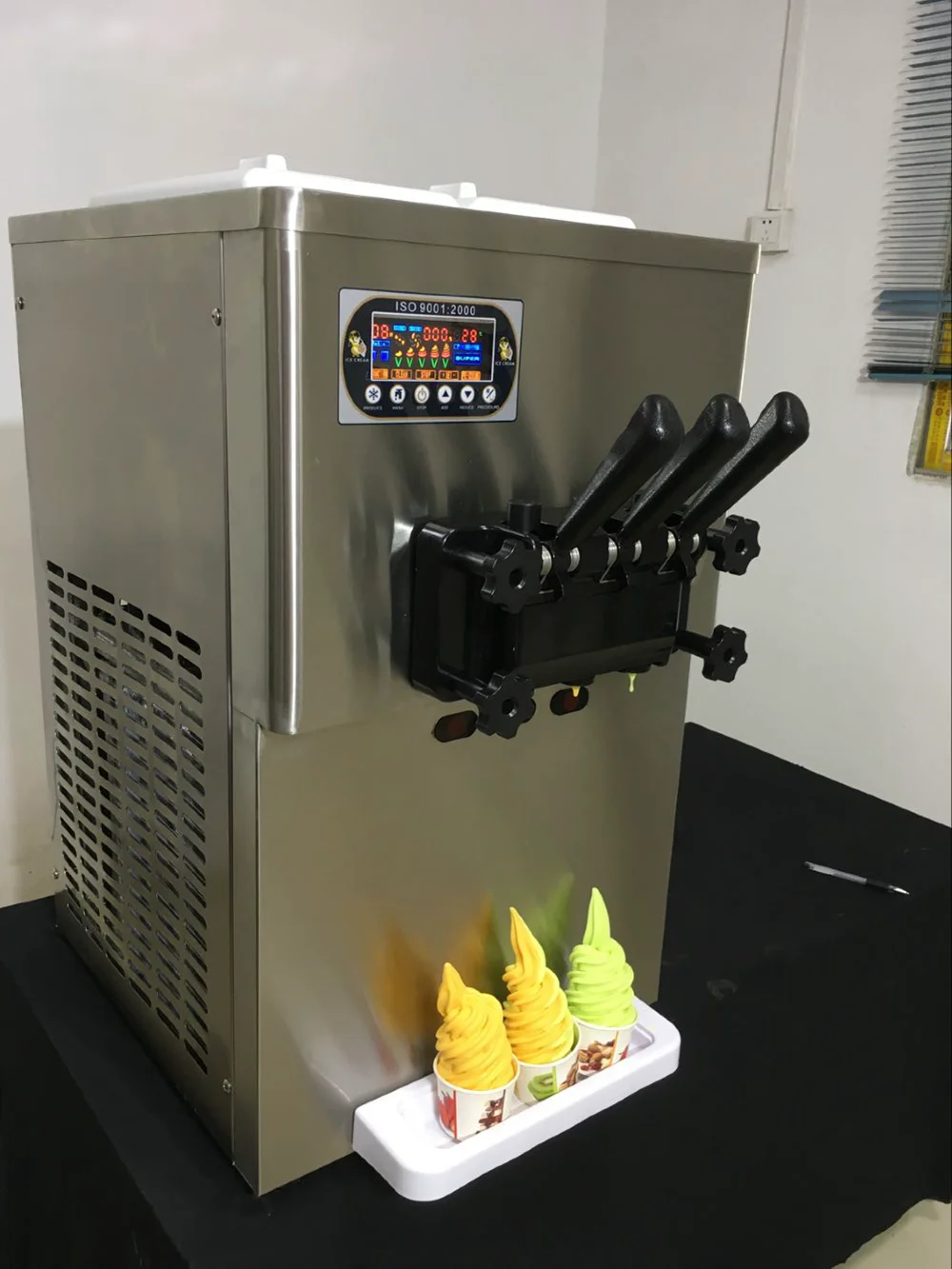 Tabletop Soft Serve Ice Cream Machine With Precooling System Buy 3