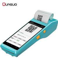 

Handheld qr code scanner pda 5.5inch android OS with thermal printer