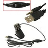 USB 6 LED Webcam 30 mega Pixel Web Cam WebCam With MIC Microphone Black color For Computer PC Laptop NotebooK