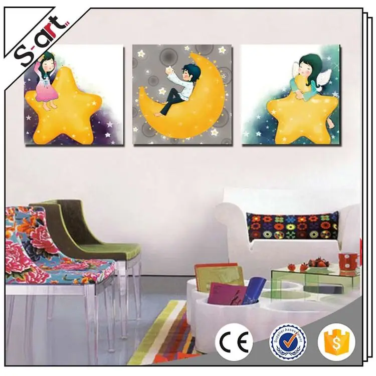 Group canvas print 3 panels 3 panels kid(zt)02