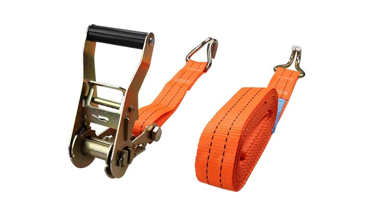 Gs Certified 38mm J Hook Lashing Strap Ratchet Tie Down 2ton - Buy ...