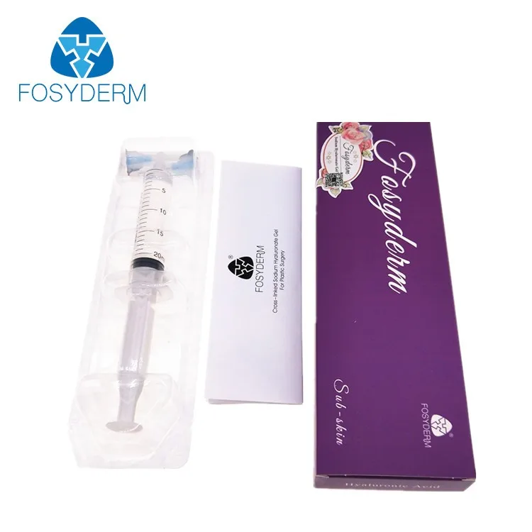 

Fosyderm Buttock Injection 20ml Injectable Dermal Filler Hyaluronic Acid Injection for Buttocks Enhancement, Transparent