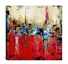 Modern art 100% handmade abstract red color oil painting on canvas for home decor