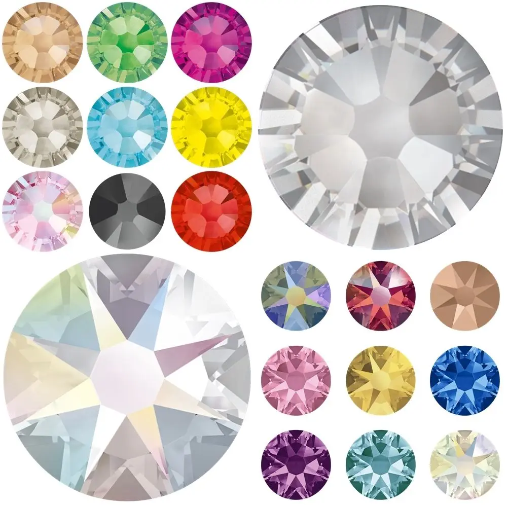 

SS2-SS40 Non Hot Fix flatback crystal rhinestone/flatback crystal stone non hotfix for nail art 1101, N/a