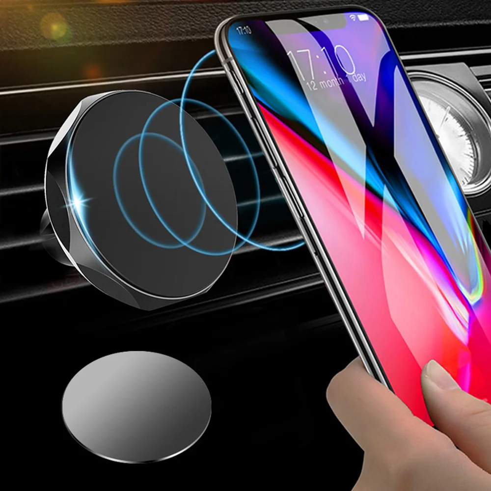 2019 GETIHU High quality metal diamond powerful magnet smartphone mount airvent car magnetic phone holder for iphone xs xr