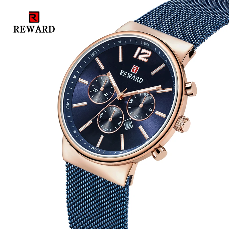 

REWARD 63060M Fashion Men Watches Male Luxury Quartz Watch Men Casual Slim Dress Waterproof Sport Wrist Watch Relogio Masculino, N/a