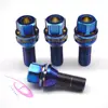 Custom anti-theft Gr5 titanium rotatable washer cone bolts M14X1.5 X28mm