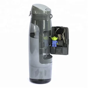 Image of Custom Logo Printing Promotional Plastic Drinking Sport Water Bottle with Wallet