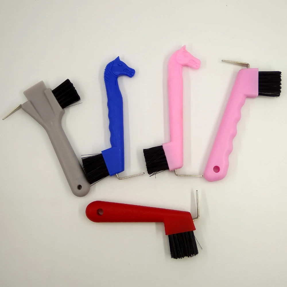 hoof pick with brush