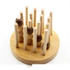 Wholesale Four-in-a-Row 3D Connect four Chess Circular Strategy Game Educational Wooden Toys Children Toys
