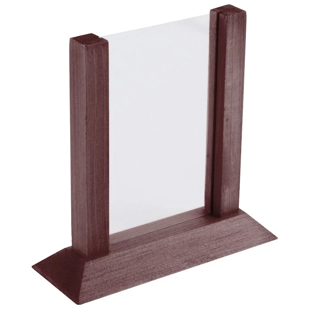 A3 Size Rustic Wood Table Talker Stand Menu Holder Buy A3 Size Rustic