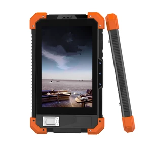 Rugged Tablet Industrial Android computer with car holder /Rugged Tablet PC with NFC RFID software Barcode scanner Tablet