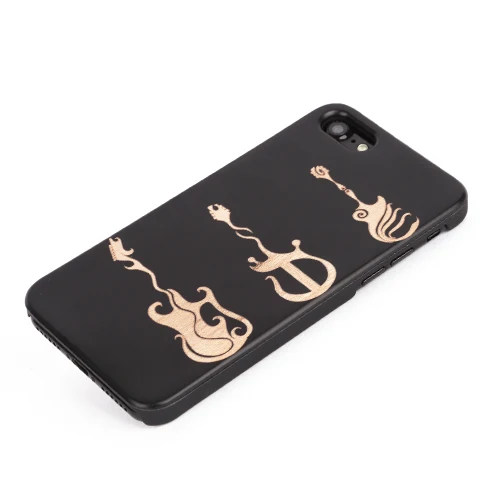 

Customized Solid PC Wood Phone Case Cell Phone Accessories Cover For iPhone Xs Max, Black with wood