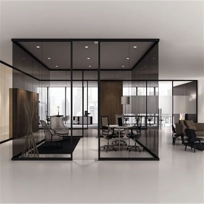 Demountable Aluminum Office Partition Wooden Partition Walls Systems ...