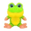 kids lovlely fluffy stuffed christmas plush frog toy