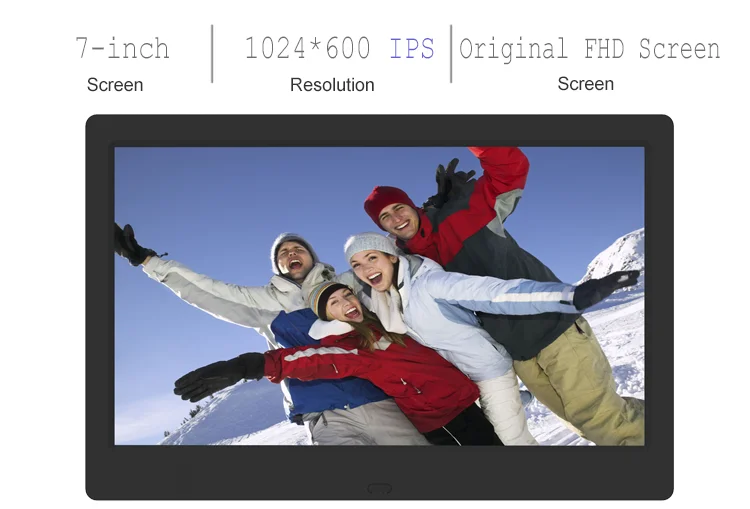 7" Commercial Ad Display Screen Led Digital Photo Frame For Digital