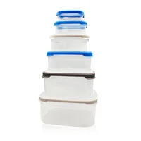 

Wholesale 250ml 300ml 500ml 650ml 1000ml plastic airtight food container with lid